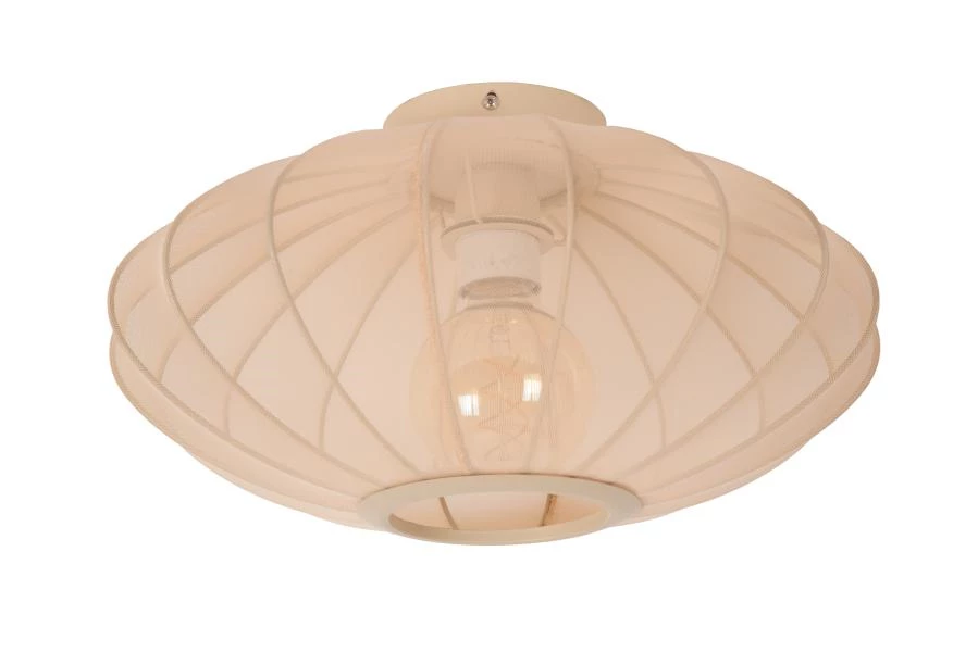 Lucide CORINA - Flush ceiling light - Ø 40 cm - 1xE27 - Cream - detail